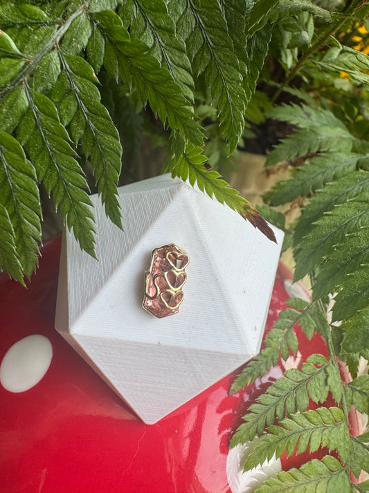 *Balance* custom pink tourmaline and sapphire set