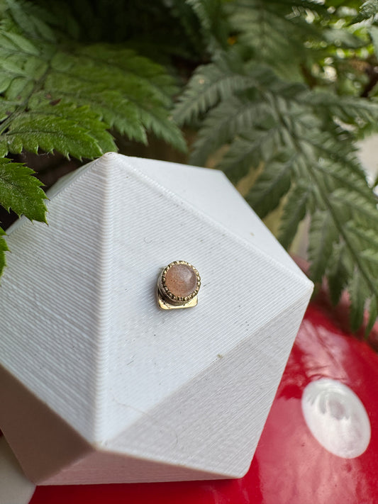 Saturday night special - YG & peach moonstone