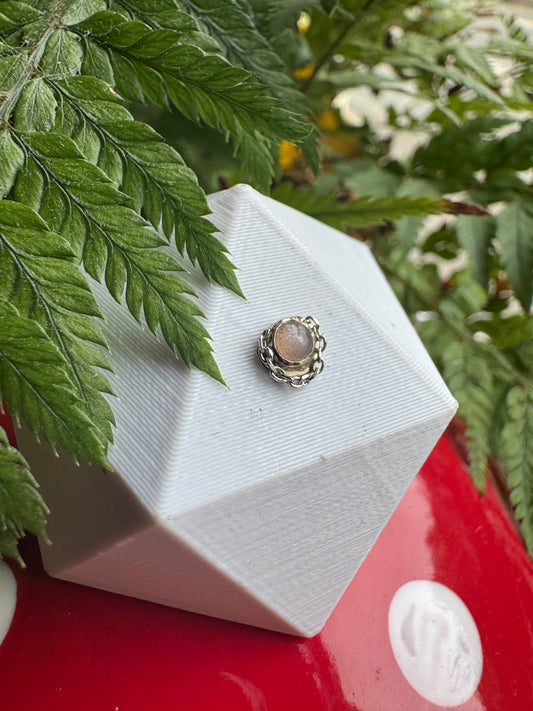 I need never get old - WG & peach moonstone