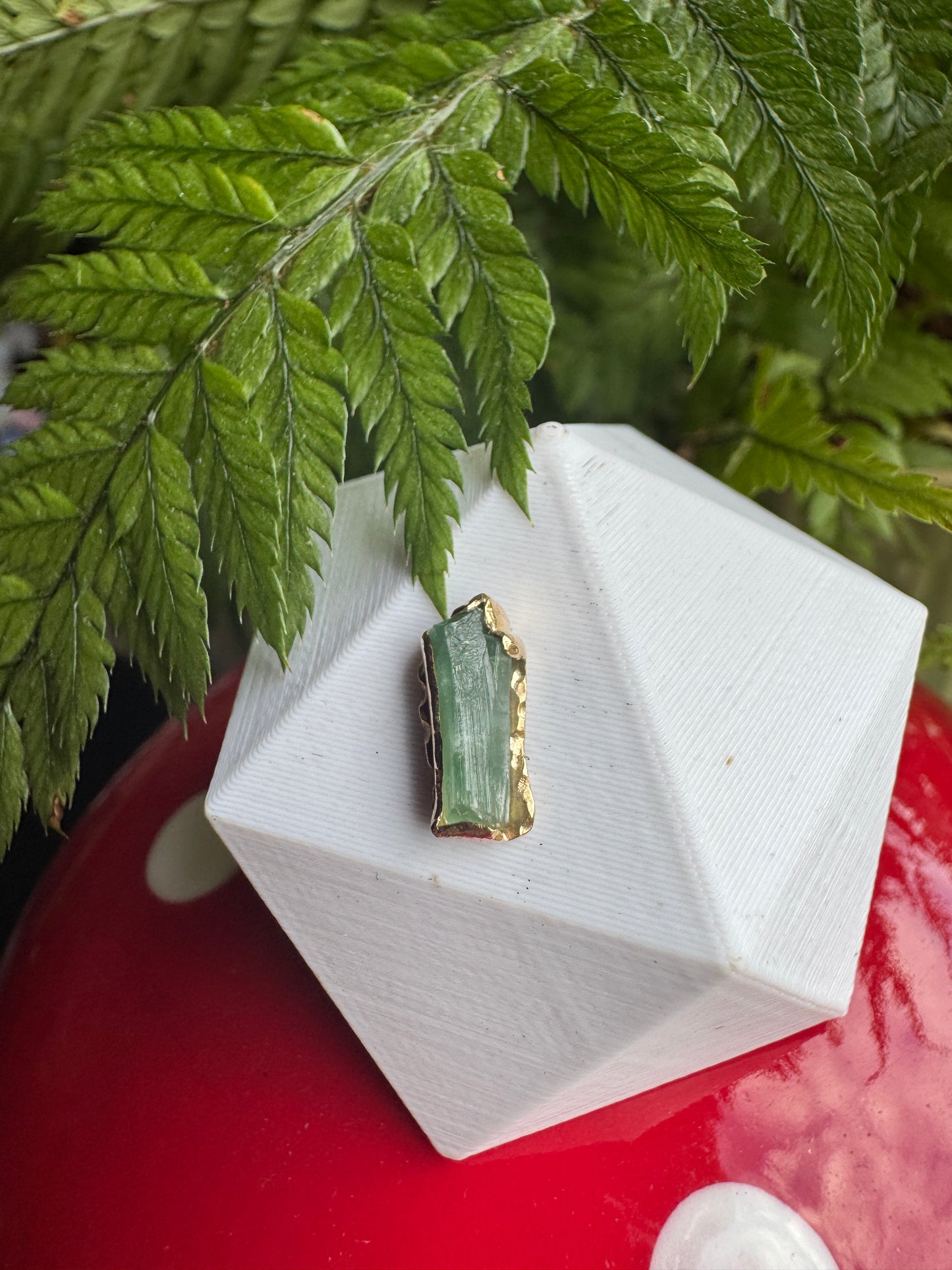 People are strange - 14k YG raw tourmaline