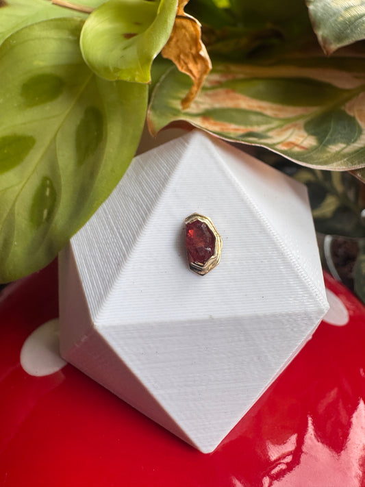 Hot dog - YG & Rhodolite garnet