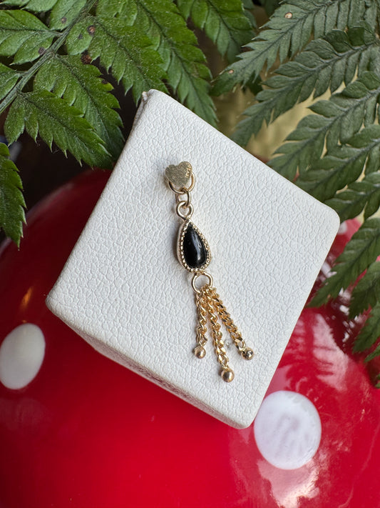 Princess of the night - YG & onyx charm