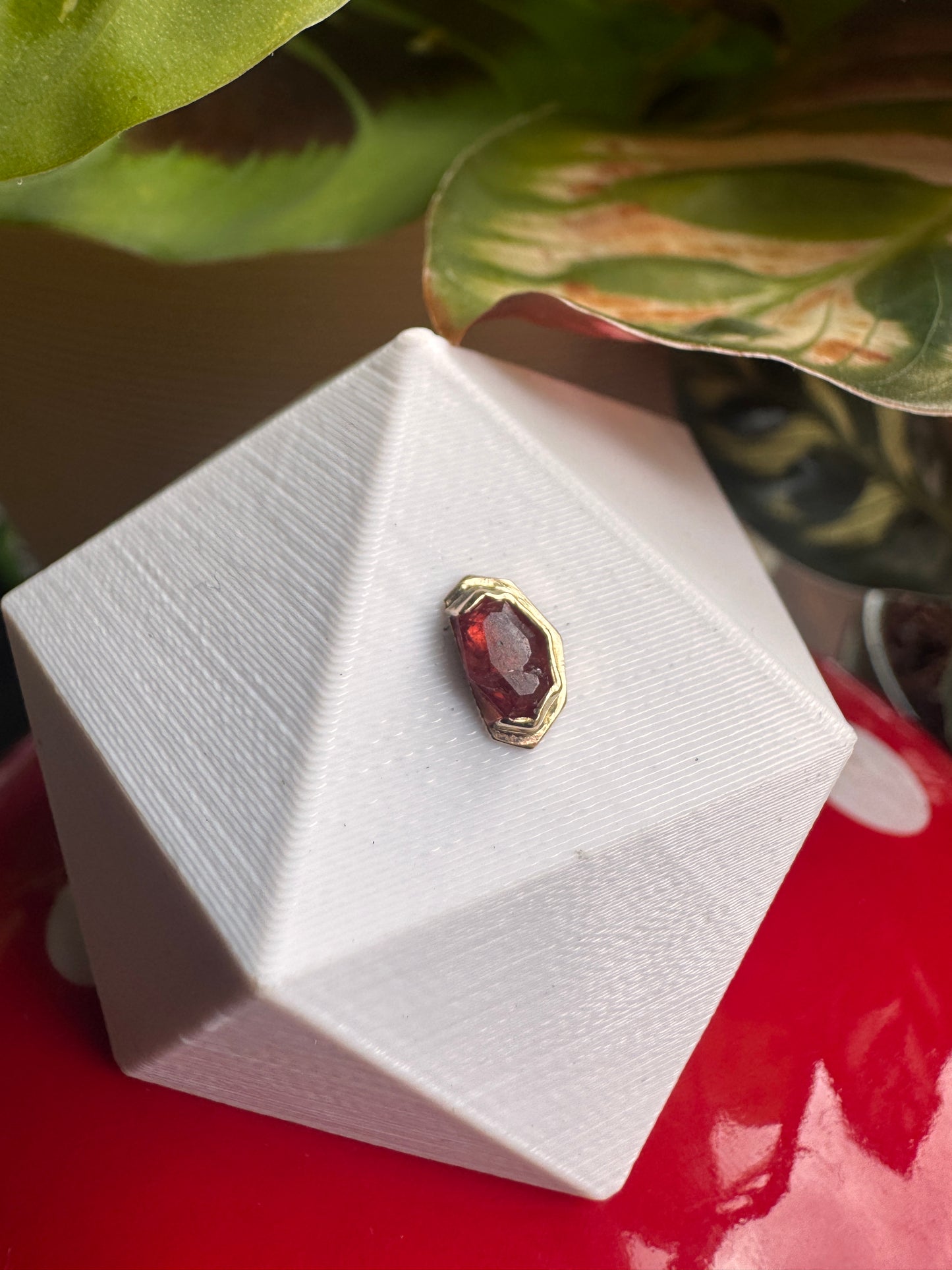 Hot dog - YG & Rhodolite garnet