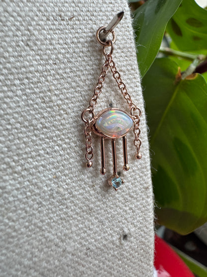 New eyes open - Rose gold & opal