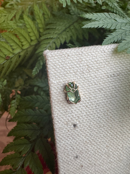 Jolene - YG and two tone green blue tourmaline