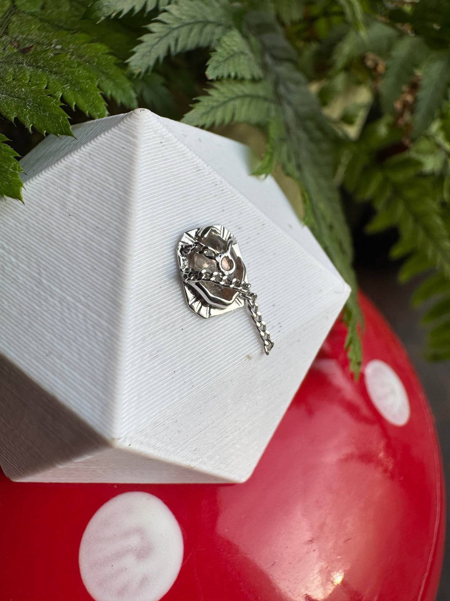 Drain you - platinum and Oregon sunstone