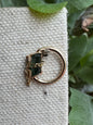 Use somebody - YG & raw green tourmaline ring