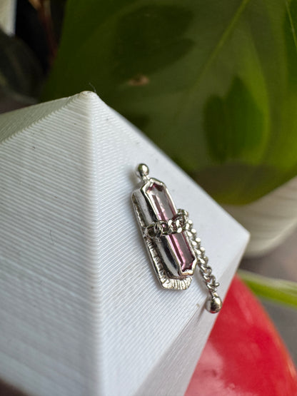 Pink pony club - Platinum & bi coloured tourmaline