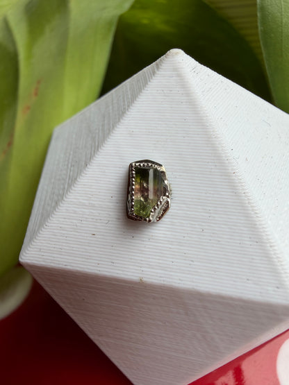 Strange brew - Platinum & watermelon tourmaline