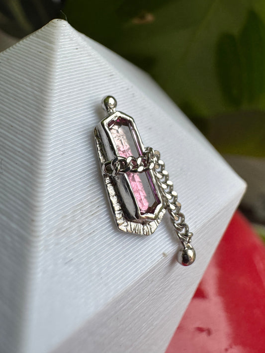 Pink pony club - Platinum & bi coloured tourmaline