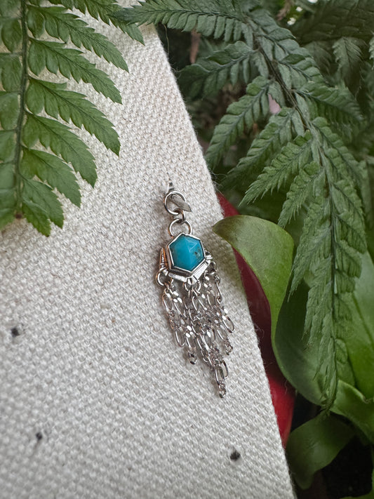 Dreamer - platinum & white gold with cloud chaser turquoise