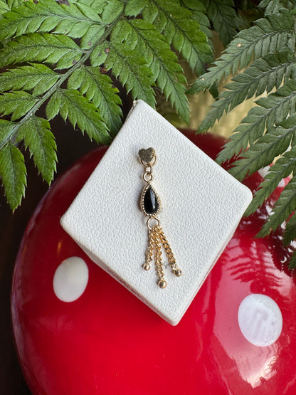 Princess of the night - YG & onyx charm