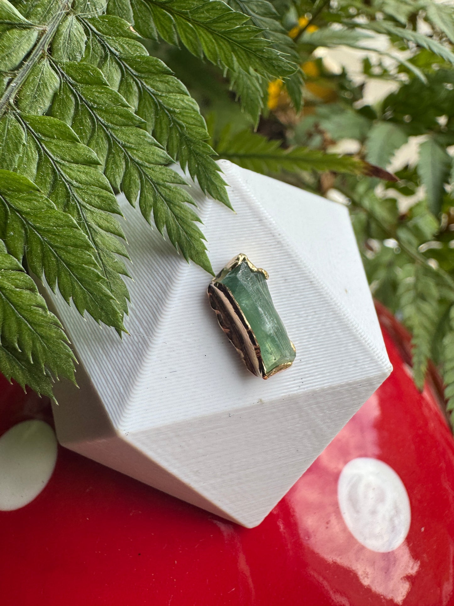 People are strange - 14k YG raw tourmaline