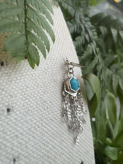 Dreamer - platinum & white gold with cloud chaser turquoise