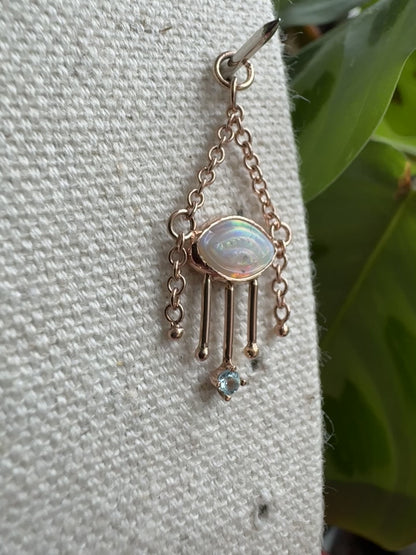 New eyes open - Rose gold & opal