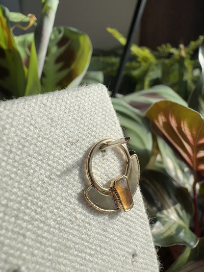 Sunflower Eyes - YG & Scottish carnelian